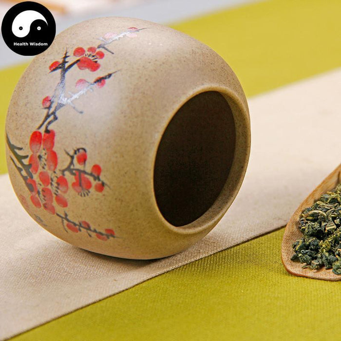 Pottery Loose Leaf Tea Storage 50g 茶叶罐 兰-Health Wisdom™