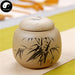 Pottery Loose Leaf Tea Storage 50g 茶叶罐 竹-Health Wisdom™