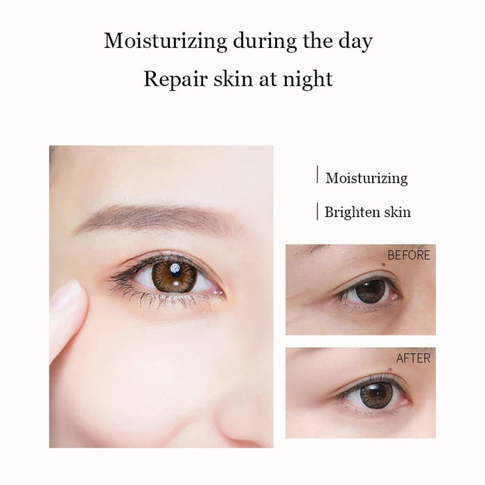 Premium Total Collagen Eye Essence Anti Aging Elastin Hyaluronic Acid Day & Night 2 IN 1 Moisturizing Eye Cream for Men & Women-Health Wisdom™