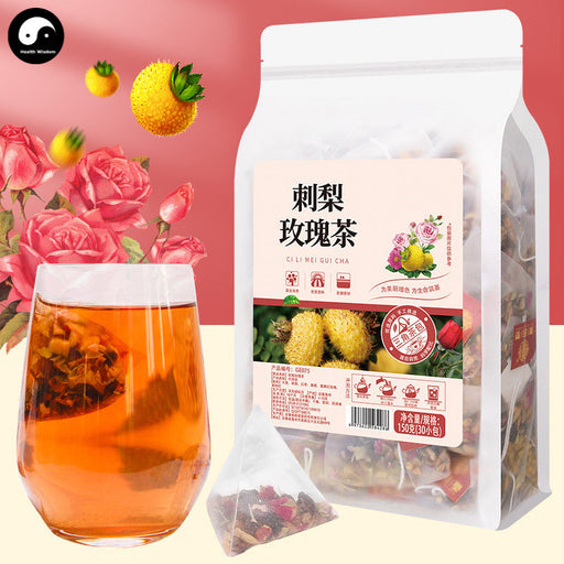 Prickly pear rose flowers tea bag easy drink 30bags-Health Wisdom™