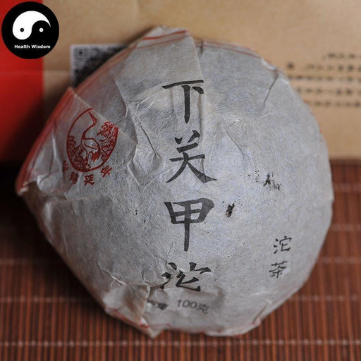 Pu erh Tea 100g,Xia Guan Aged Raw Tuo Puer Cha 下关沱茶-Health Wisdom™