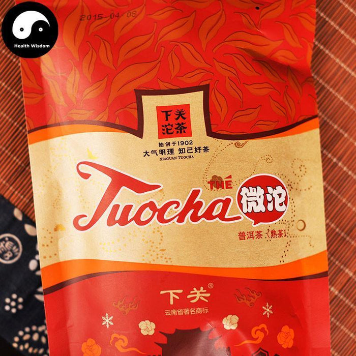 Pu erh Tea 200g,Xia Guan Ripe Tuo Puer Cha 下关沱茶2015