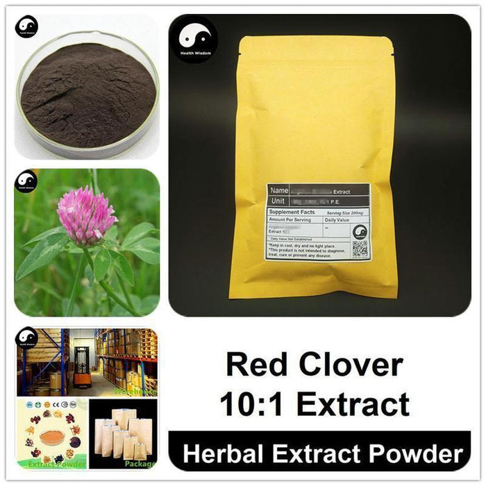 Red Clover Extract Powder 10:1, Trifolium Pratense P.E., Hong Che Zhou Cao-Health Wisdom™