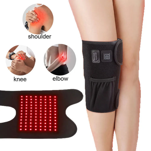 Red Light Therapy Knee Protect Pads Pain 660nm 850nm Heat Physiotherapy Foot Shoulder Elbow Joint Arthritis Pain Rehabilitation-Health Wisdom™