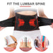 Self-Heating Decompression Lumbar Back Belt Waist Belt Lower Back Support Brace Disc Herniation Spine Orthopedic Pain Relief-Health Wisdom™