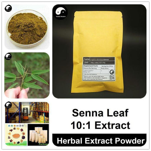 Senna Leaf Extract Powder 10:1, Cassia Angustifolia P.E., Cassia Senna, Fan Xie Ye-Health Wisdom™
