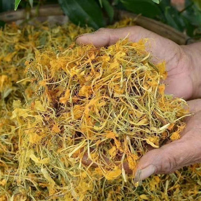 Shan Yin Hua 山銀花, Flos Lonicera Hypoglauca, Wild Honeysuckle Flower Tea