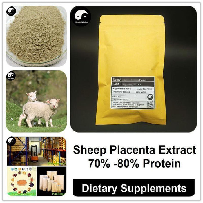 Sheep Placenta Extract Powder, 70% -80% Protein-Health Wisdom™