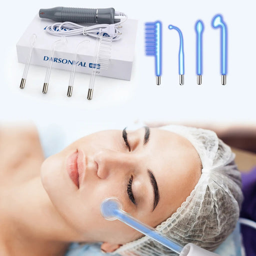 Skin Therapy Wand Portable High Frequency Skin Therapy Machine Neon Argon Wands Anti Aging Blemish Spot Control Skin Tightening-Health Wisdom™