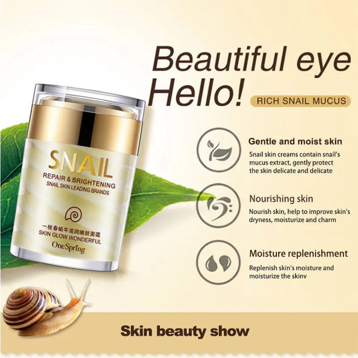 Skincare Set Snail Cream Collagen Cream Anti Aging Whiten Skin Face Cream Fade Dark Eye Circles Remove Eye Bags Eye Serum-Health Wisdom™