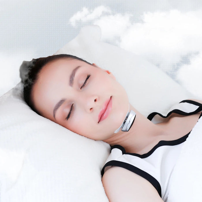 Smart Anti Snoring Device Dual Pulse Muscle Stimulator Stop Snore Relaxation Treatment Health Care Improve Sleeping Effective-Health Wisdom™