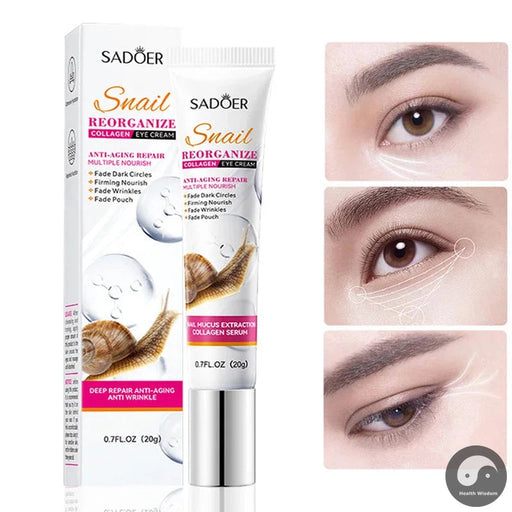 Snail Collagen Eye Cream Anti Dark Circles Eyes Bags Moisturizing Anti Wrinkle Anti-aging Beauty Eyes Skin Care Products-Health Wisdom™