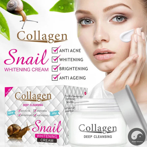 Snail Collagen Whitening Face Cream Moisturizing Face Skincare Creams Anti-aging Anti Acne Anti-wrinkle Facial Cream Skin Care-Health Wisdom™
