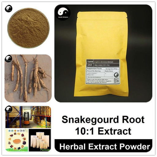 Snakegourd Root Extract Powder, Trichosanthes Kirilowii P.E. 10:1, Gua Lou Gen-Health Wisdom™