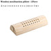 Solid Wood Moxibustion Pillow Moxa Therapy Warm Neck Waist Massage Cervical Pain Relieve Chinese Traditional Physiotherapy