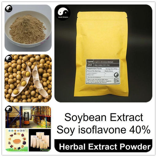 Soybean Extract Powder, Glycine Max P.E., Soy Isoflavone 40%-Health Wisdom™