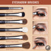 T131 set 19 pcs Makeup Brushes Set Cosmetic tools Beauty Make up Brush Eyeliner Concealer Lip Pencil Black-Health Wisdom™