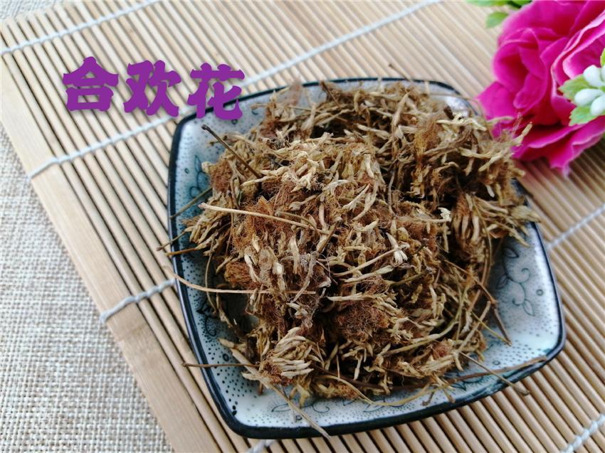 TCM Herbs Powder He Huan Hua 合欢花, Flos Albizziae, Albizia Flower-Health Wisdom™