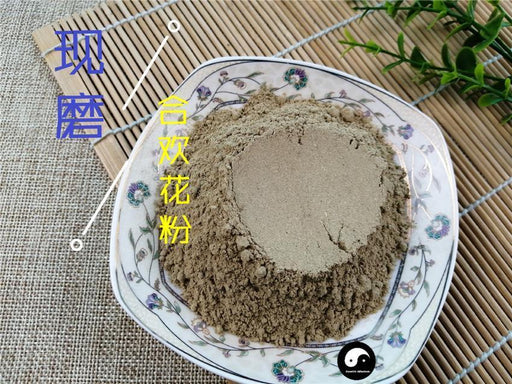 TCM Herbs Powder He Huan Hua 合欢花, Flos Albizziae, Albizia Flower-Health Wisdom™