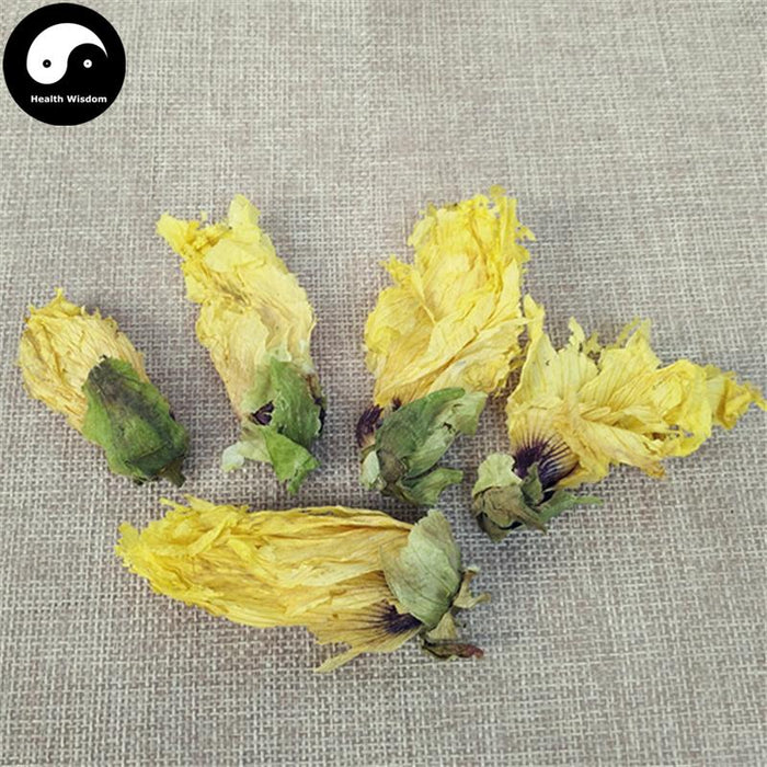 TCM Herbs Powder Huang Shu Kui Hua 黃蜀葵花, Abelmoschi Corolla Flower, Flos Abelmoschus Manihot-Health Wisdom™