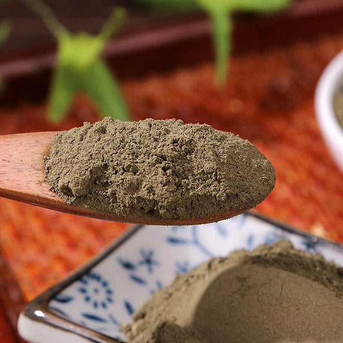 TCM Herbs Powder Jiao Gu Lan 絞股藍, Gynostemma Pentaphyllum Herb, Herba Gynostemmatis Leaf Tea, Qi Ye Dan-Health Wisdom™
