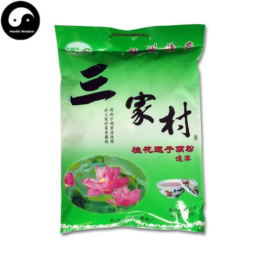 TCM Herbs Powder Lotus Root Starch Ou Fen 藕粉, Chinese Lotus Roots Powder Mix Osmanthus Lotus Seeds