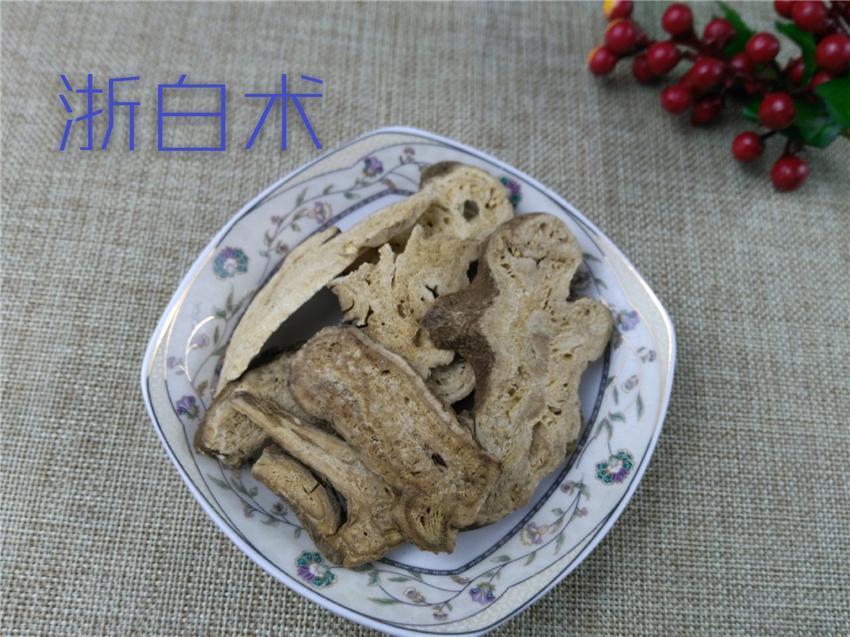 TCM Herbs Powder Zhe Bai Zhu 白術, Rhizoma Atractylodis Macrocephalae, Largehead Atractylodes Rhizome