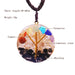 Tree Of Life Pendant Luminous 7 Chakra Orgonite Necklace Healing Energy Orgone Quartz Rainbow Amulet Natural Stone Meditation Jewelry-Health Wisdom™