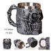 Viking Resin Stainless Steel Beer Mug Pirate Stein Creative Tankard Skull Coffee Cup Tea Mug Tumbler Pub Bar Decor-Health Wisdom™