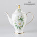 Vintage Bone China Tea Pot British Ceramic Teapot Europe Porcelain Coffee Pot Cafe Drinkware Advanced Teaware-Health Wisdom™