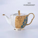 Vintage Bone China Tea Pot British Ceramic Teapot Europe Porcelain Coffee Pot Cafe Drinkware Advanced Teaware-Health Wisdom™