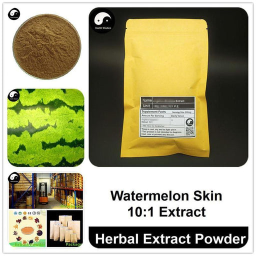 Watermelon Skin Extract Powder, Watermelon Peel P.E. 10:1, Xi Gua Pi-Health Wisdom™
