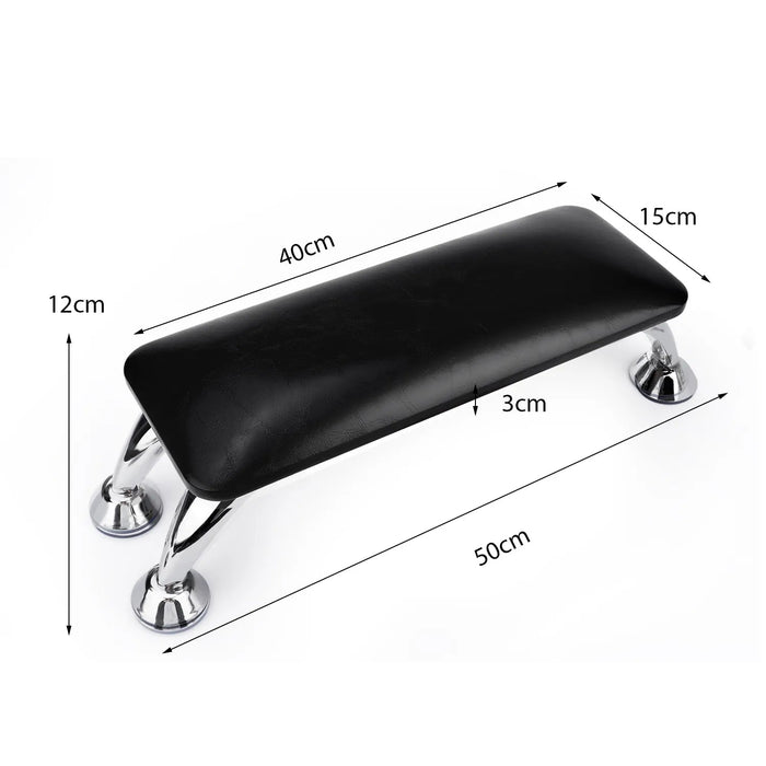 White Black Genuine Leather Nail Hand Rest Pillow Manicure Table Hand Cushion Pillow Holder Arm Rests Nail Art Stand Manicure-Health Wisdom™