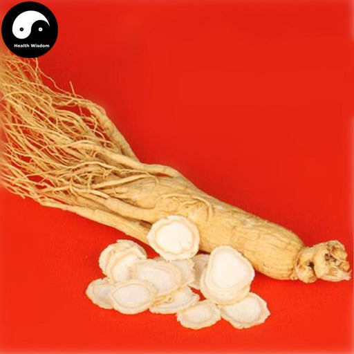 White Ginseng Roots Slices, Panax Ginseng Roots Cut, Bai Ren Shen Pian 白人参片