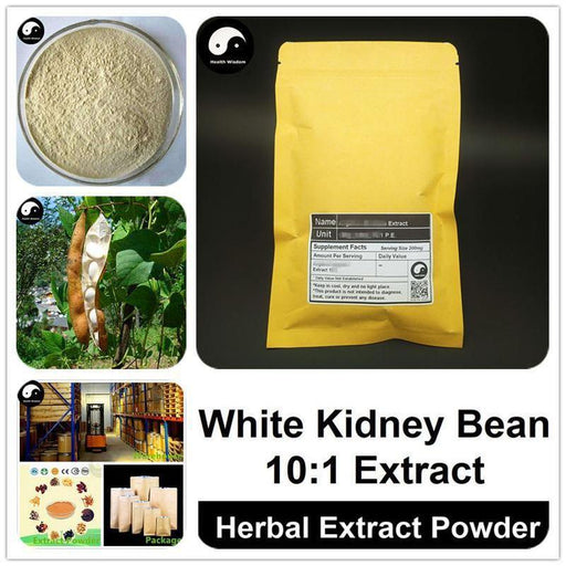 White Kidney Bean Extract Powder 10:1, Phaseolus Vulgaris P.E., Phaseolin, Bai Yun Dou-Health Wisdom™
