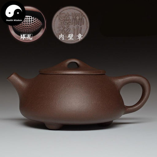 Yixing Zisha Teapot 200ml,Purple Clay,188 Holes-Health Wisdom™