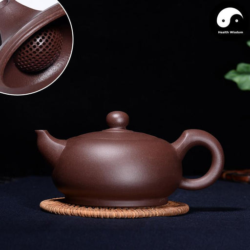 Yixing Zisha Teapot 300ml,Purple Clay,188 Holes-Health Wisdom™