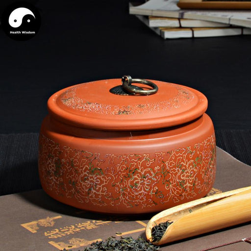 Zisha Loose Leaf Tea Storage 紫砂茶叶罐-Health Wisdom™