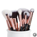 brushes 10pcs Make up Brush Natural-Synthetic Foundation Powder Contour Blush Eyeshadow Wing Liner Pearl Black-Health Wisdom™
