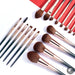 brushes 18pcs Makeup brushes set Powder Foundation Precision Blush Angled Contour Pencil Eyeshadow Eyeliner Eyebrow